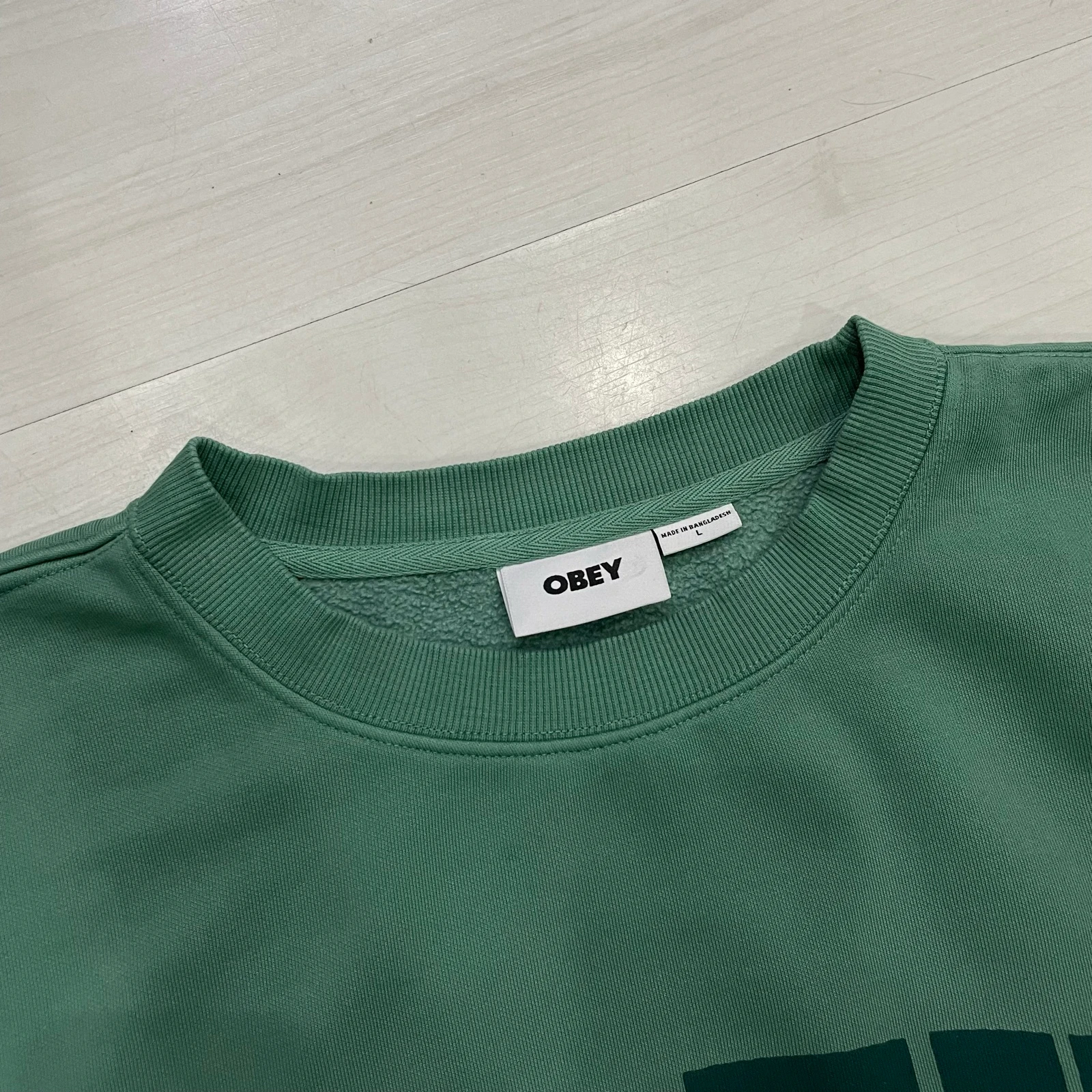 Obey - Collegiate Crewneck (Pigment Rainfotest) – photo 4